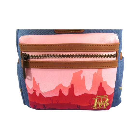 Loungefly Disney Minnie Mouse Big Thunder Mountain Limited Edition Mini Backpack - Picture 7 of 10